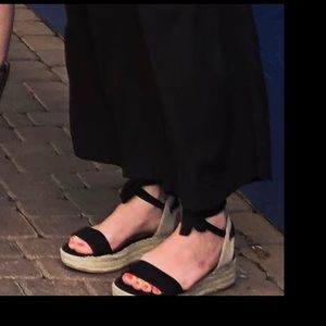 Tie up JustFab espadrille sandals